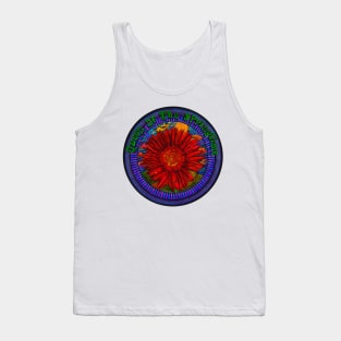 Red Daisy Tank Top